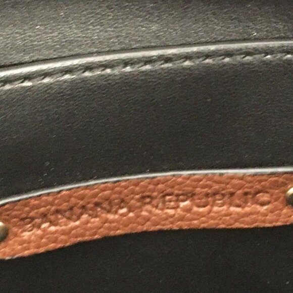 Banana Republic 12-Hour Leather Large Tote Cognac Leather - Picture 4 of 5